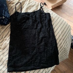 Aeropostale grey flower lace top